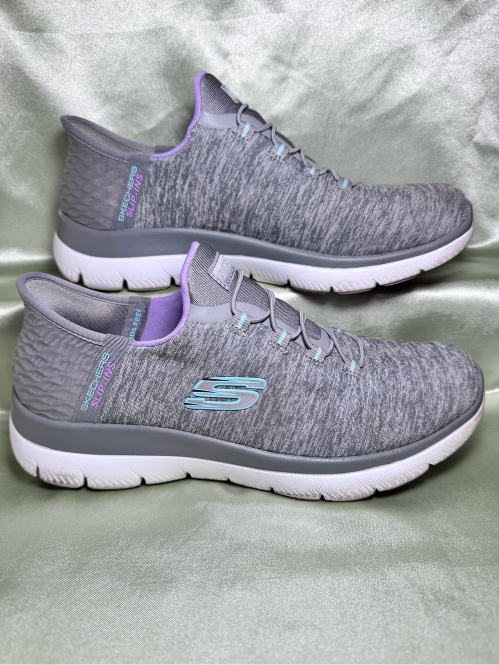 Skechers Slip-ins Summits Dazzling Haze Sneakers 149937W GYMT Womens 6.5 Wide